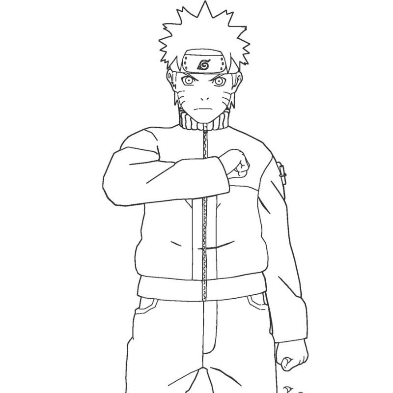 Thế giới đáng yêu trong bộ tô màu naruto chibi hấp dẫn