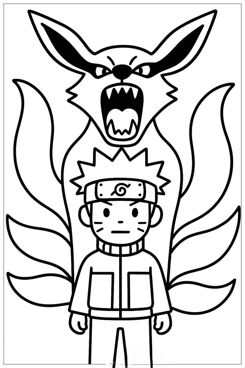 Tuyển chọn hình ảnh tô màu naruto rõ nét nhất