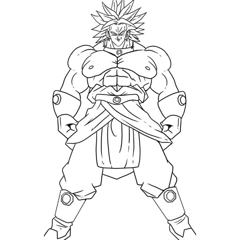 Tải bộ hình songoku tô màu sắc nét cho bé phát triển