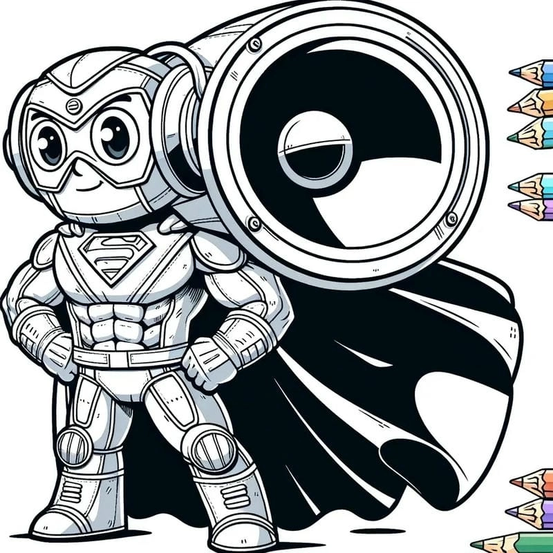 Giúp bé khéo tay hơn với bộ tranh tô màu speakerman cấp 2 được yêu thích