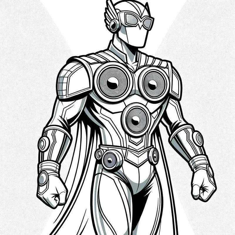 Thế giới đầy màu sắc từ bộ tô màu speakerman v2 đang chờ bé khám phá