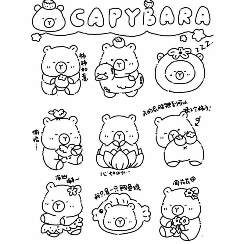 Hàng trăm mẫu tranh tô màu sticker đáng yêu cực dễ tải