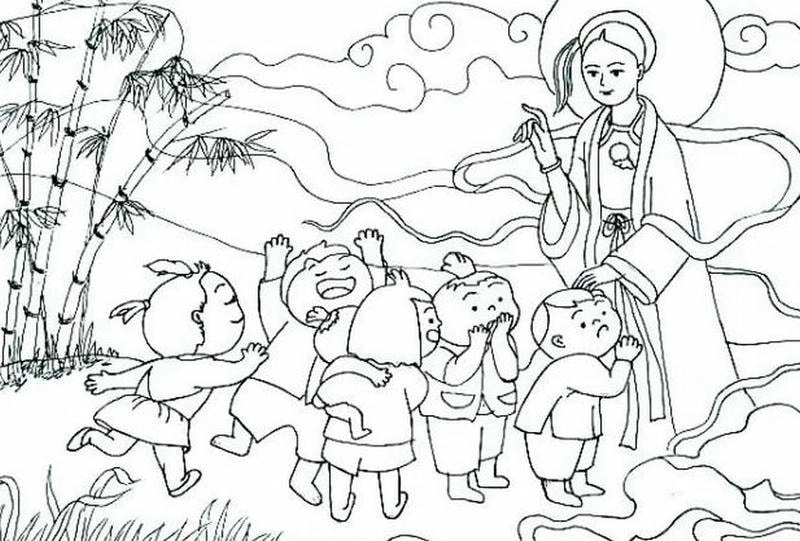 Gợi ý hay với tranh trung thu cho bé tô màu vui học