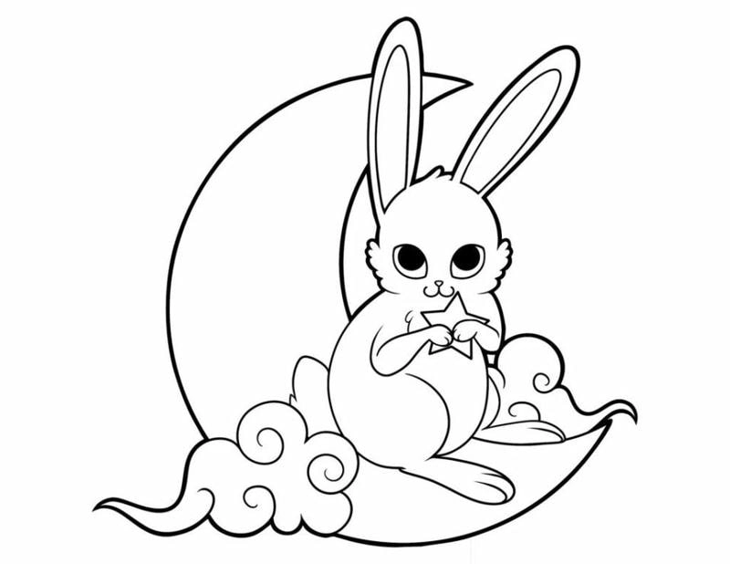 Bộ sưu tập hình trung thu tô màu đẹp miễn phí