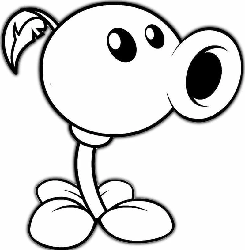 Thỏa thích sáng tạo cùng bộ tô màu plant vs zombie đa dạng