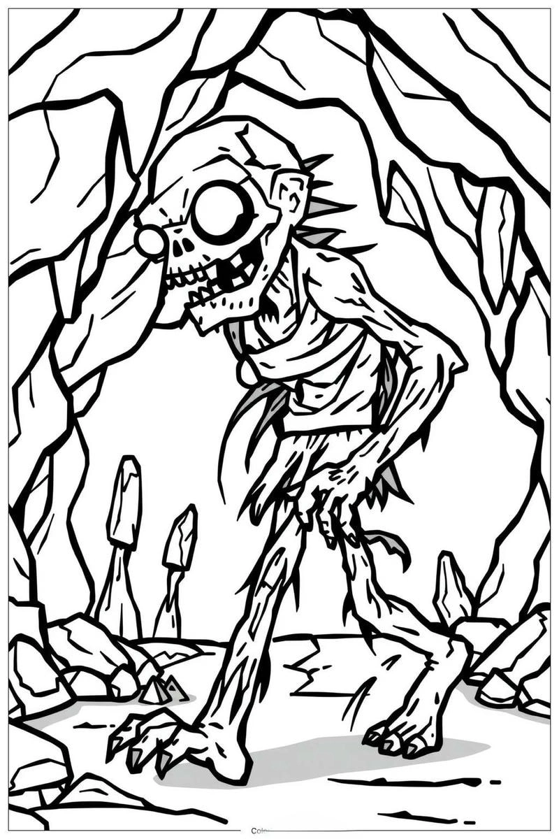 Những hình ảnh tô màu zombie 2 đẹp mắt cho bé phát triển