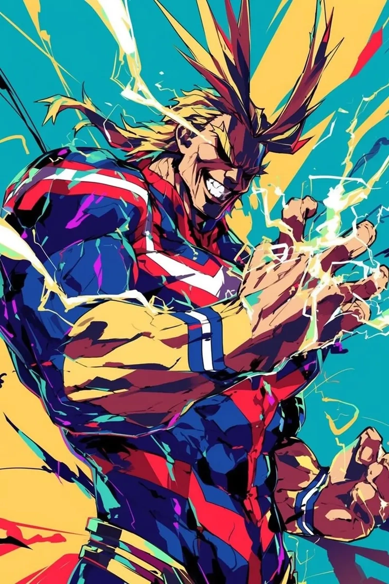 Sức mạnh huyền thoại của all might khiến fan choáng ngợp