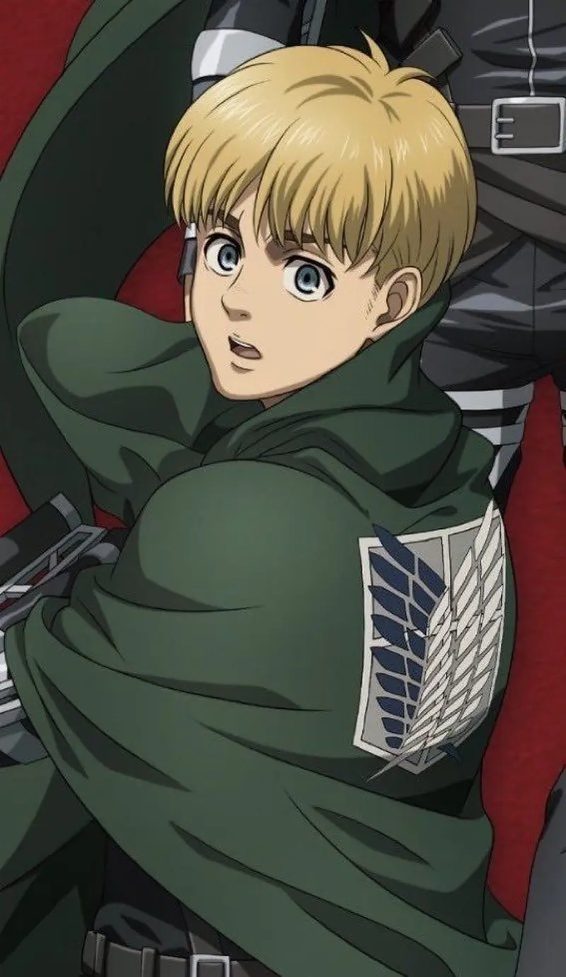 Cận cảnh nhân vật armin trong attack on titan cực chất