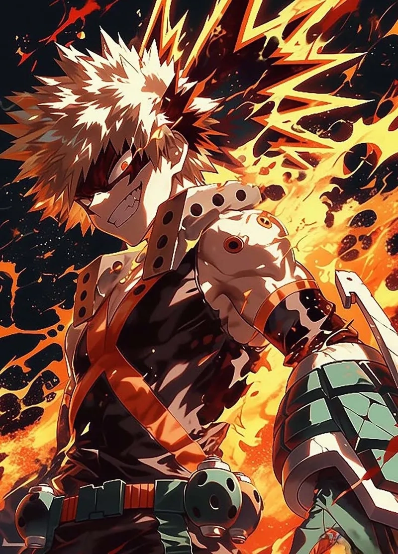 Mãn nhãn với sức mạnh nổ tung từ bakugo