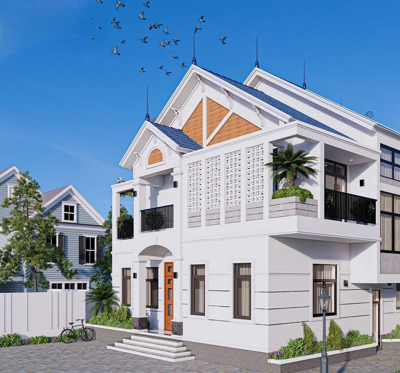 Khám phá ngay xu hướng các mẫu nhà 2 tầng đẹp nhất hiện nay