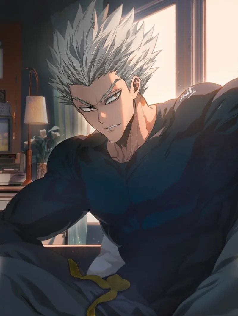 Hé lộ bí mật từ one punch man manga garou