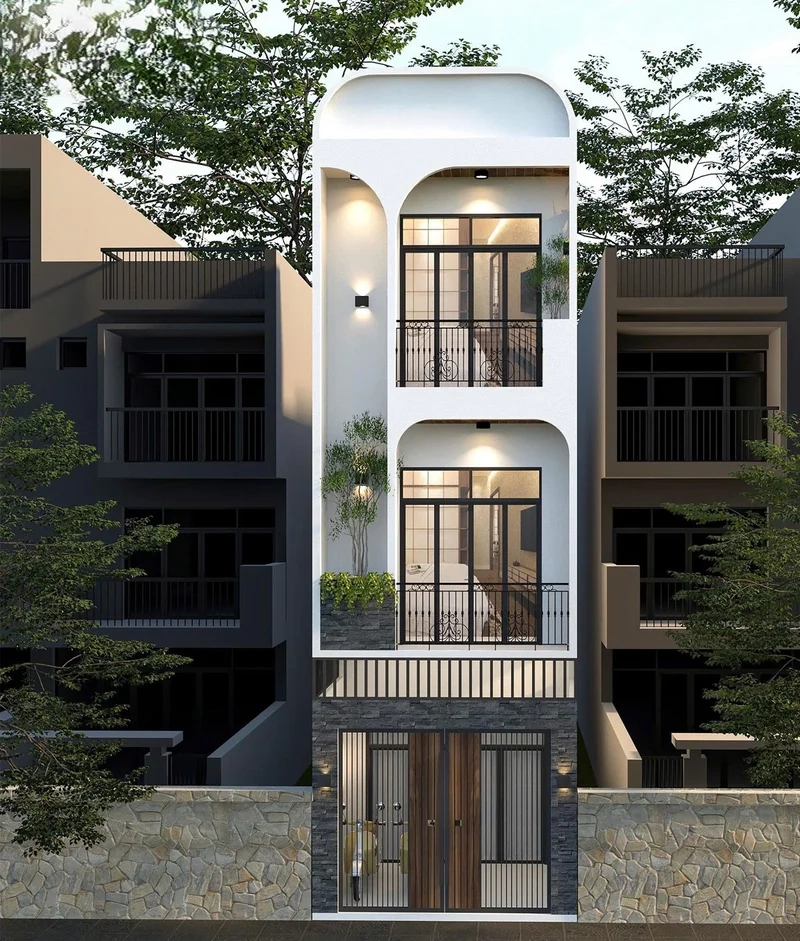 Top xu hướng mẫu nhà phố 3 tầng đẹp được yêu thích nhất năm nay