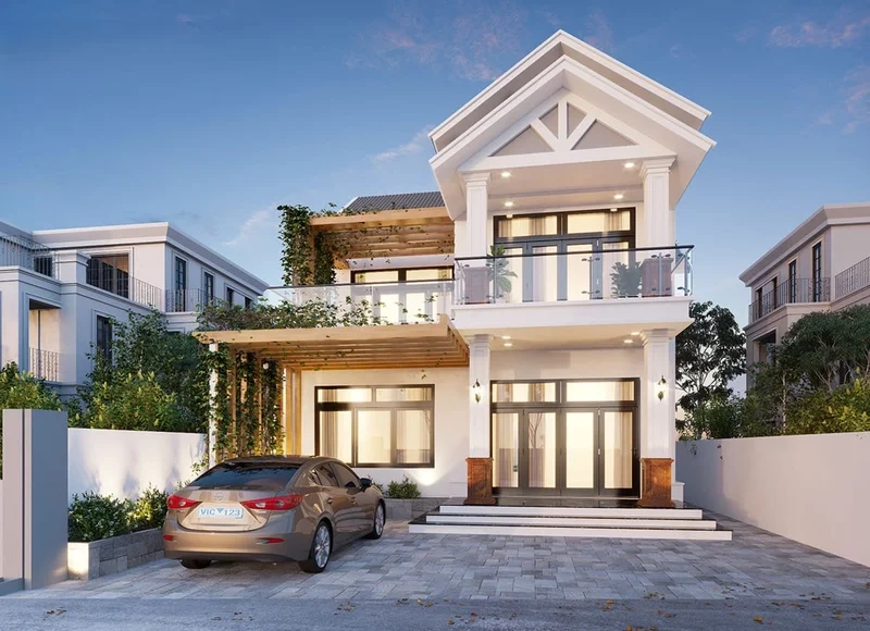 Gợi ý các mẫu nhà chữ l 2 tầng đẹp phù hợp nhiều diện tích đất