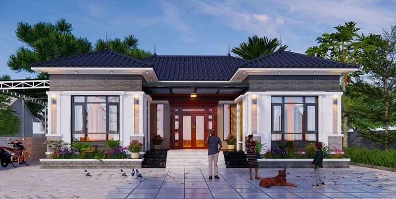 Xu hướng các mẫu nhà hình chữ u hiện nay tại Việt Nam