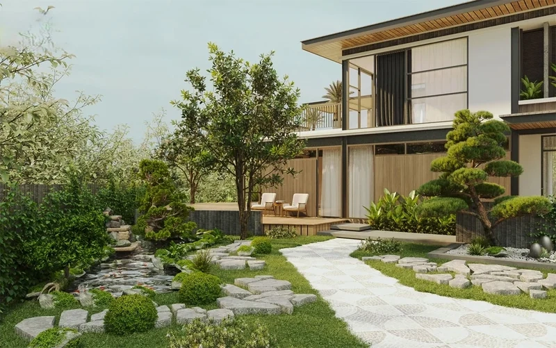 Top mẫu nhà vườn mini đẹp phù hợp cho gia đình trẻ yêu thiên nhiên