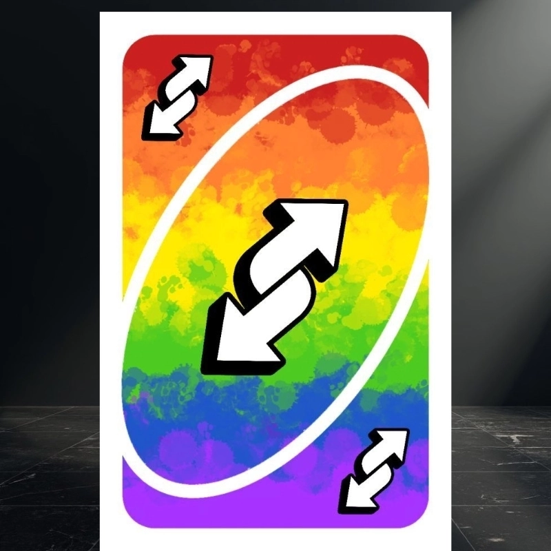 Sức mạnh của lá bài đảo ngược uno meme