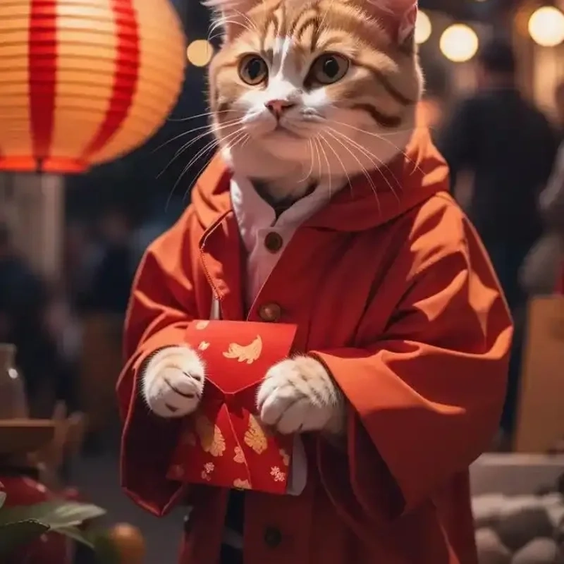 Hài hước ngày xuân cùng avt meme mèo tết