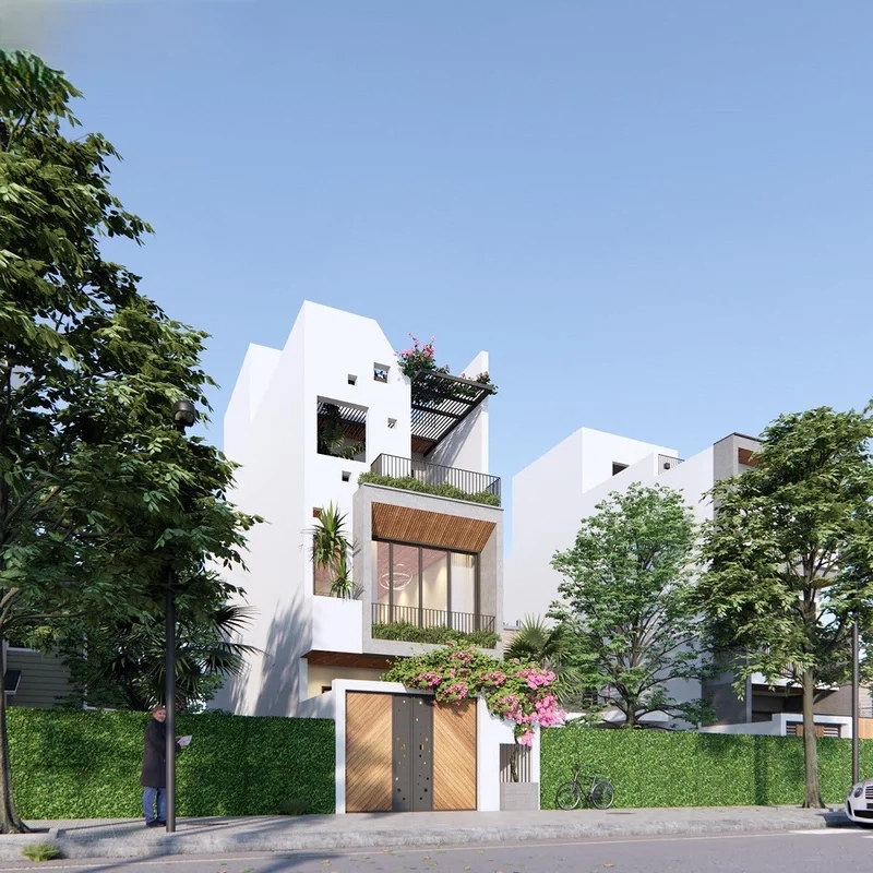 Tối ưu công năng trong thiết kế nhà 3 tầng hiện đại ấn tượng độc đáo