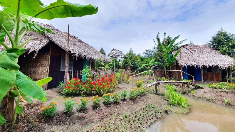 Khám phá nhà lá miền Tây mang đậm bản sắc dân gian