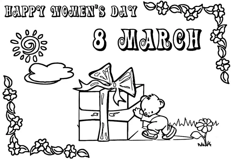 Tặng mẹ yêu bằng tranh tô màu tặng mẹ 8/3 thật đẹp