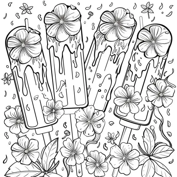 Khám phá thế giới màu sắc với tranh tô màu que kem