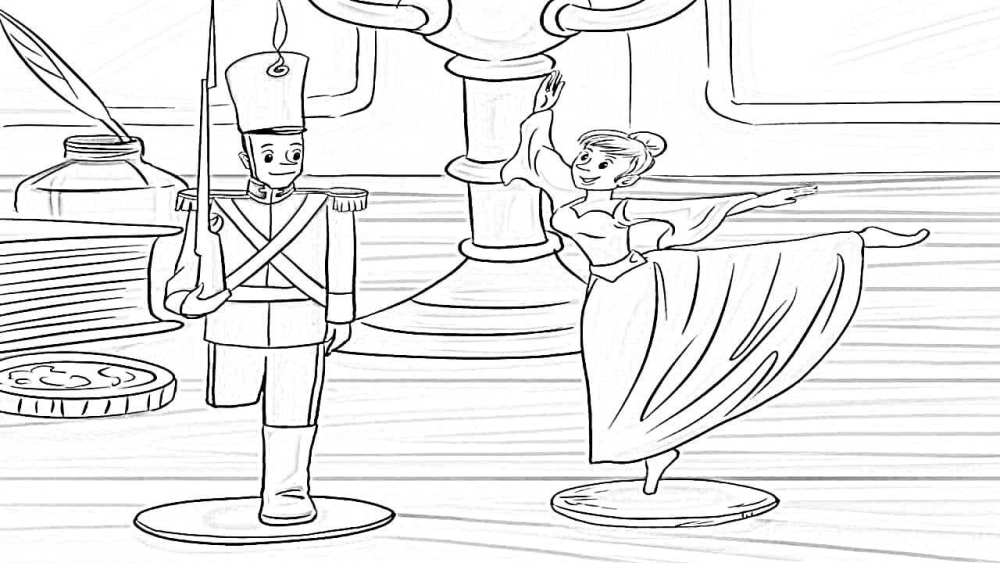 Tranh tô màu chú lính chì là như thế nào?