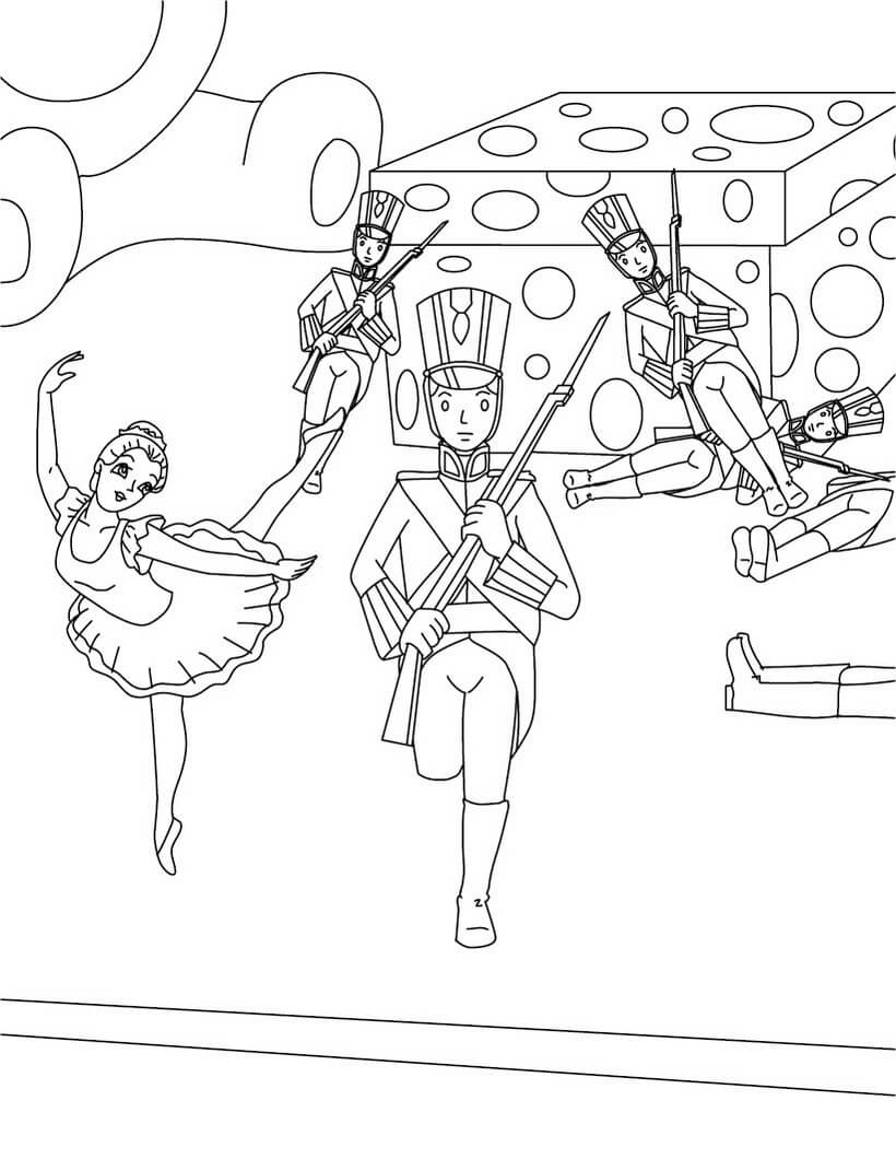 Khám phá thế giới cổ tích với tranh tô màu chú lính chì