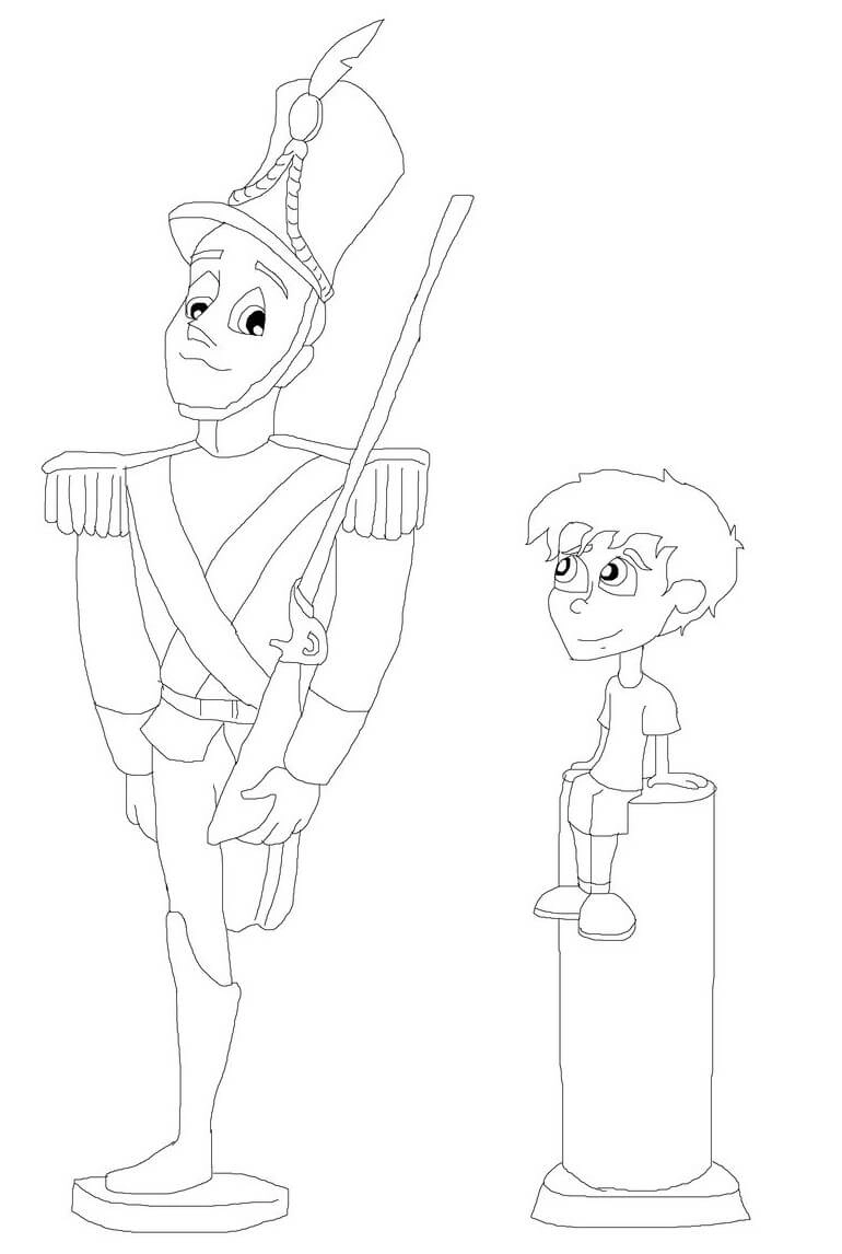 Hướng dẫn dễ hiểu để vẽ chú lính chì tại nhà