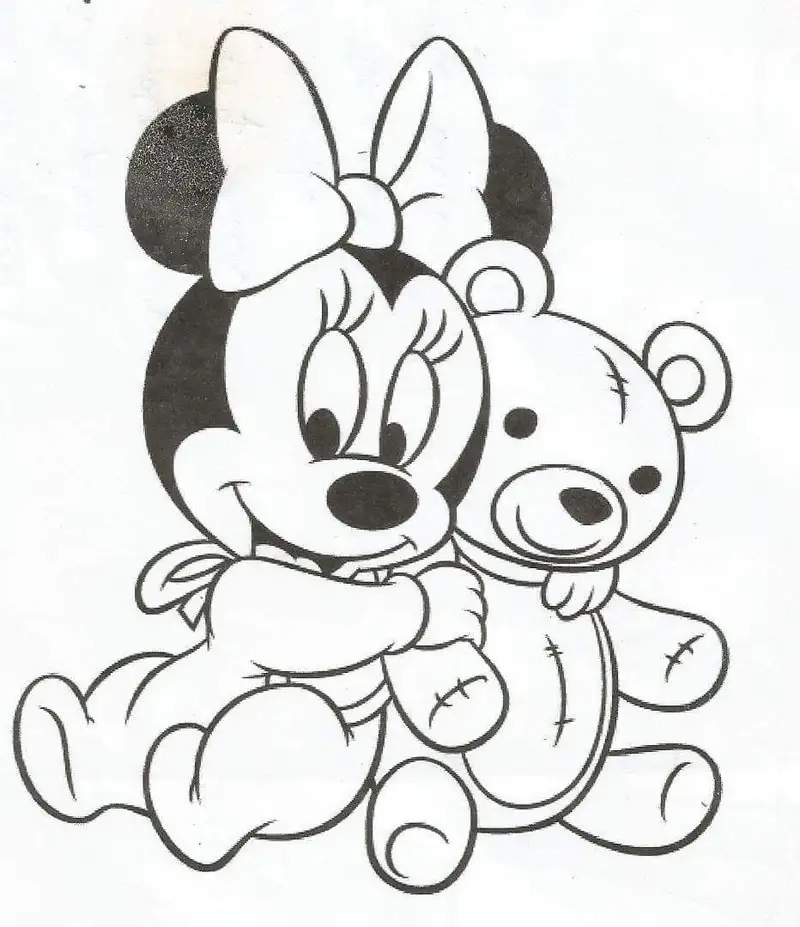 Bé vui học với tranh tô màu chuột mickey cực dễ thương