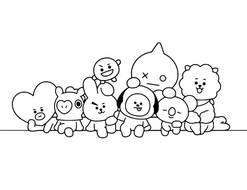 Khám phá bộ sưu tập tranh tô màu cute mini cho bé sáng tạo mỗi ngày