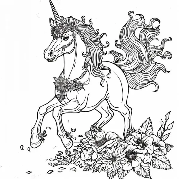 Món quà tuyệt vời cho bé gái với tranh tô màu kỳ lân cho bé gái