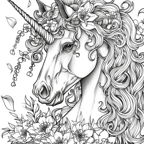 Giúp bé rèn trí tưởng tượng với tô màu kỳ lân độc đáo