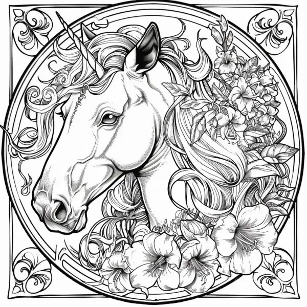 Bộ sưu tập tranh tô màu kỳ lân pony cực kỳ dễ thương