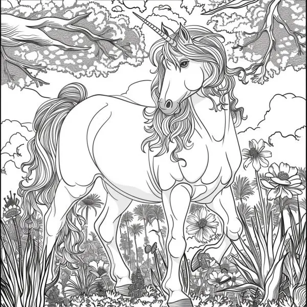 Miễn phí tải ngay bộ tải tranh tô màu kỳ lân đẹp nhất