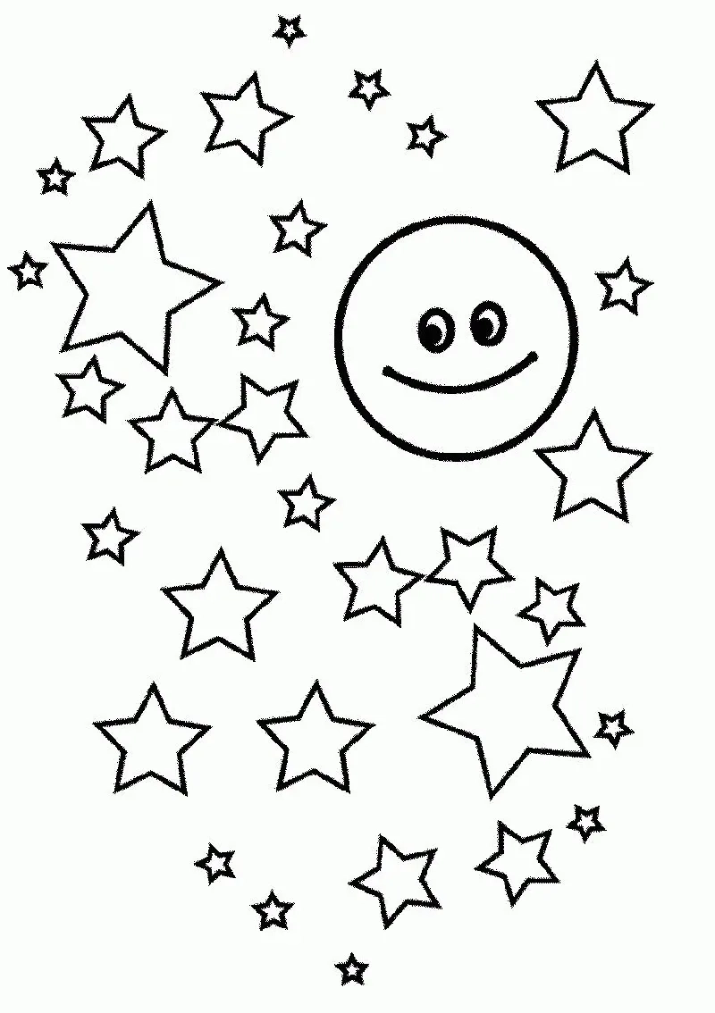 Giúp bé tập luyện khéo tay với tô màu ngôi sao đơn giản