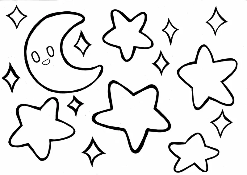 Bay vào vũ trụ cùng tranh tô màu bầu trời sao huyền ảo