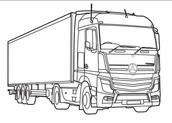 Học tập và sáng tạo qua tranh tô màu xe tải chở hàng vui nhộn