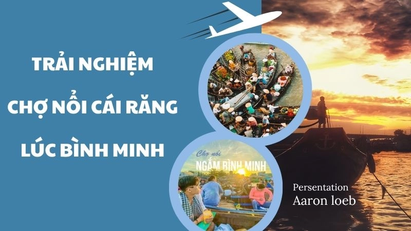 Trải nghiệm chợ nổi Cái Răng