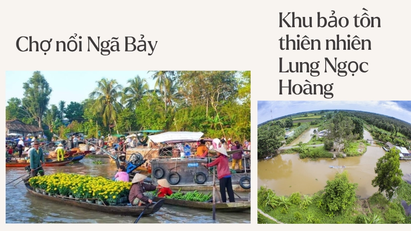 Trải nghiệm nhịp sống sông nước tại Chợ nổi Ngã Bảy