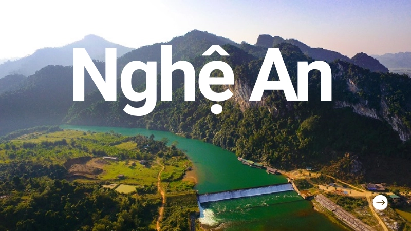 Vẻ đẹp yên bình của Nghệ An giữa nắng vàng trải rộng.