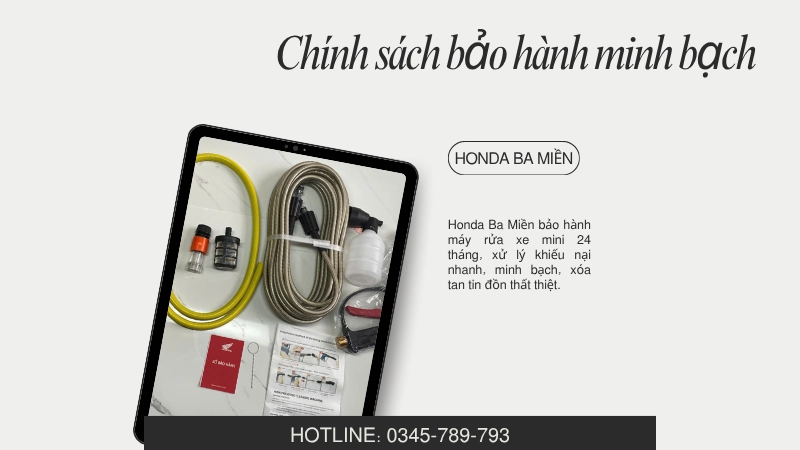 Chính sách bảo hành minh bạch xóa tan tin đồn thất thiệt