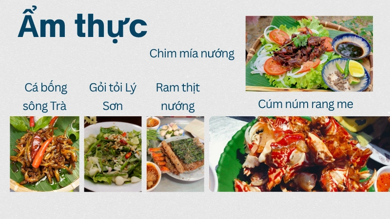 Ẩm thực khi tới Quảng Ngãi