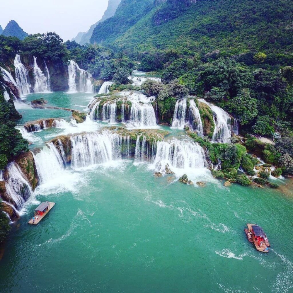 Đi thác Bản Giốc Cao Bằng rất đáng thử