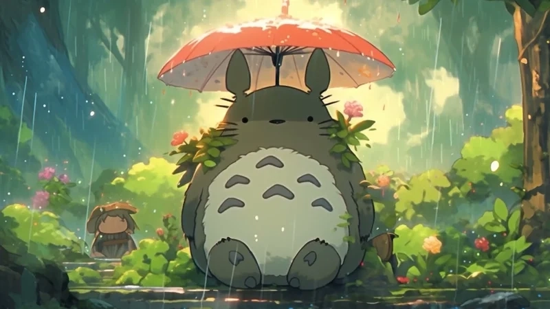 Hình nền totoro cho máy tính đẹp và dễ thương