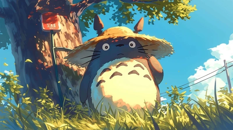 Ảnh totoro phong cách anime nhẹ nhàng tinh tế