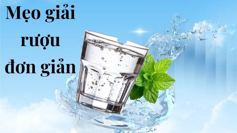 Bù nước và khoáng chất bằng thức uống tự nhiên