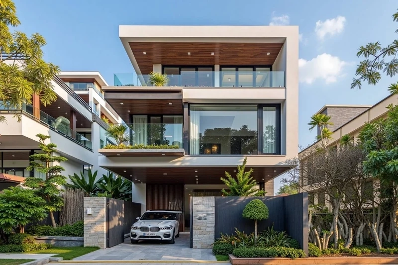 Nhà biệt thự đẹp với không gian sống sang trọng