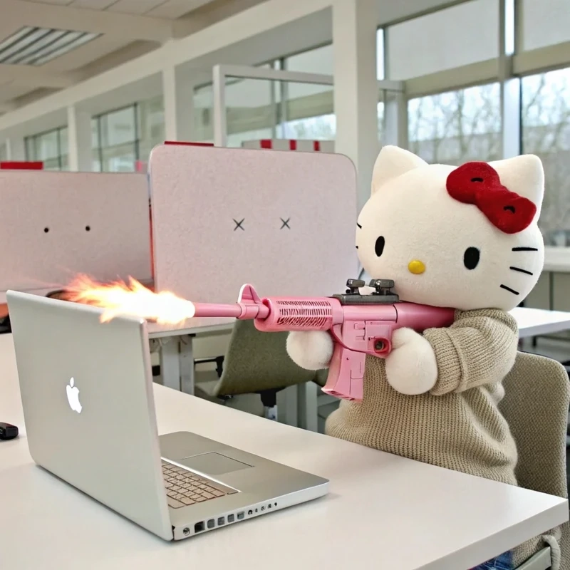 Tổng hợp meme cầm súng bá đạo khiến dân mạng cười nghiêng ngả