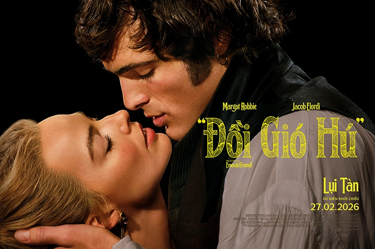 Poster phim Wuthering Heights có Margot Robbie