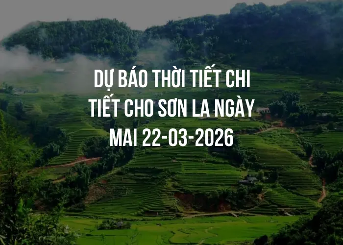 Dự báo thời tiết chi tiết cho Sơn La ngày mai 22-03-2026